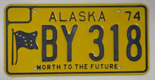 1974 Alaska License Plate By 318