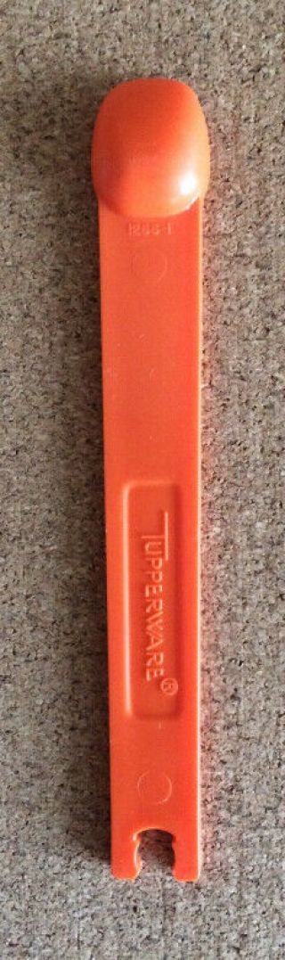 Vintage Orange Tupperware Replacement Measuring Spoon 1/8 Tsp Teaspoon 1266 - 1