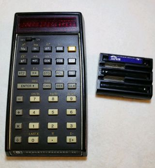 Vintage Hp 45 Scientific Calculator 5