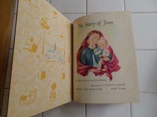 The Story Of Jesus,  A Little Golden Book,  1946 (VINTAGE; Children ' s Hardcover) 3