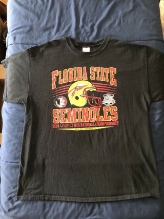 Florida State Seminoles Fsu Bcs National Champinship 2014 Men’s T Shirt Xl