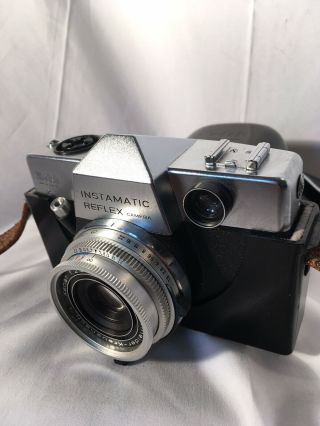 Camera,  Vintage Kodak Instamatic Reflex Camera with Case Made in Germany 2