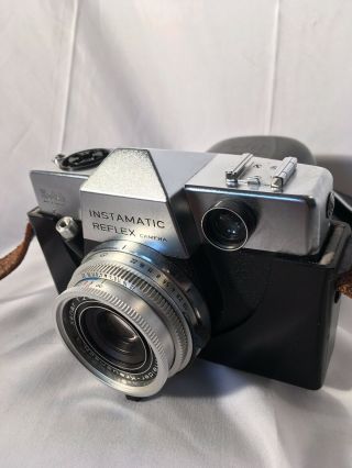 Camera,  Vintage Kodak Instamatic Reflex Camera with Case Made in Germany 3