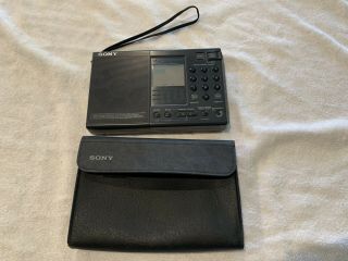 Sony Icf - 7600 Fm/mw/sw 9band Portable Receiver Good &