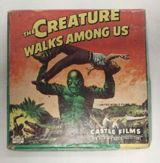 Vintage Castle Films " The Creature Walks Among Us " 8mm Movie No 1030