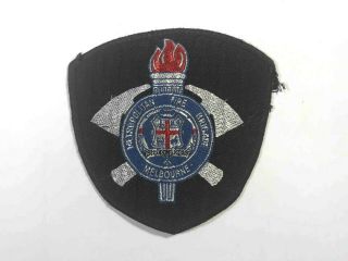 Vintage Melbourne Metropolitan Fire Brigade Ems Sew Embroidered Patch