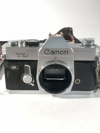 Canon Tl Ql 35mm Film Camera - Body Only - Made In Japan