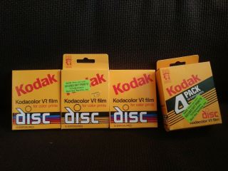 Vintage Kodak Kodacolor Vr Film 75 Exposures Expired Disc Film