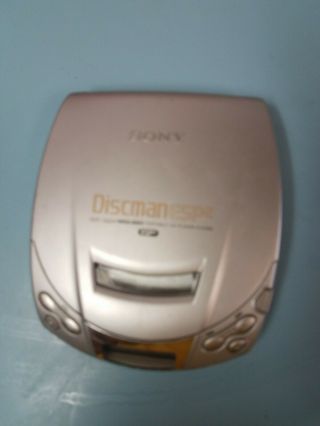Sony Walkman Discman Esp2 Portable Cd Compact Disc Player D - E200 -