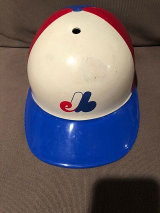 Vintage Montreal Expos Plastic Full Size Batting Helmet Baseball Souvenir 1969