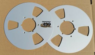 Quantegy Grand Master Gold 499 Tape Reel To Reel 10 - 1/2 " Plates 1/4 " 1/2 "