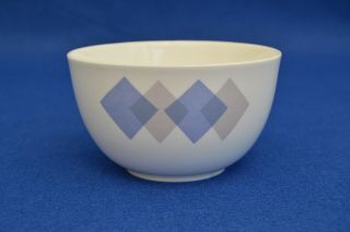 Vintage Shelley Blue Harlequin Porcelain Sugar Bowl - 1950 