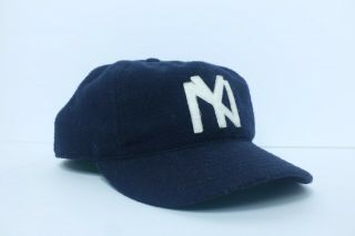 Ebbets Field Flannels Brooklyn Eagles 1935 Vintage Ballcap Hat Fitted 7 3/4 Navy