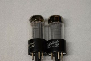 6v6gt Ge Audio Receiver Guitar Vacuum Tubes Pair