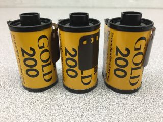Kodak Gold 200 - Color Print Film 135 (35 Mm) Iso 24 Exposures - 4 Rolls