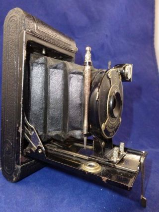 1928 Vintage Vest Pocket Autographic Kodak Folding Camera Model B W/stylus - Nic