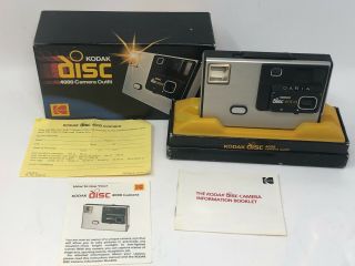 Kodak Disc 4000 Camera Comes With Box And Manuals