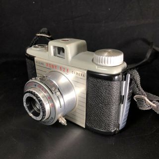 Antique Vintage Kodak Pony 828 Camera 51mm With Case Bag