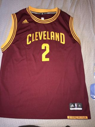 Kyrie Irving Cleveland 2 Size X - Large Jersey Fits Like A M - L.  Smoke Home