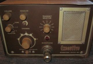 Vintage International Crystal Executive - Ctz - 100 C - Tube Cb Radio