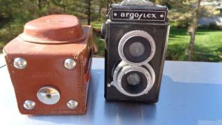 Argus Argoflex 620 Film Tlr Twin Lens Reflex Camera Lens 75mm Very Nos?