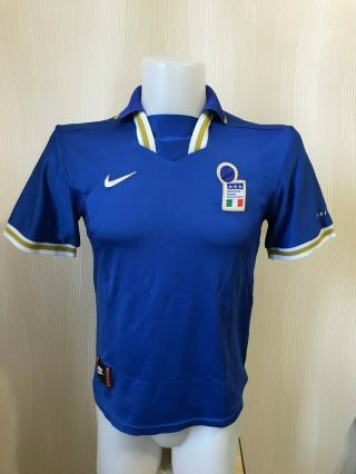 Italy National Team 1996/1997 Home Sz S Nike Shirt Jersey Maillot Italia Soccer