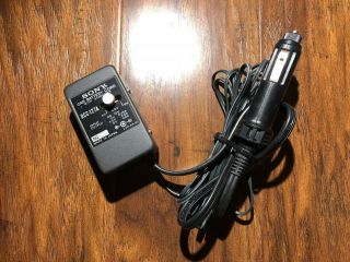 Sony Dcc - 127a Car Battery Power Cord For Walkman Sw Radio Cassette Recorders