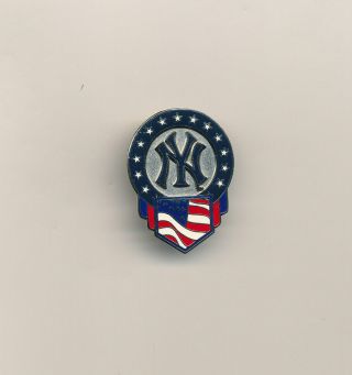 York Ny Yankees Patriotic Home Plate Logo Mlb Baseball Pin