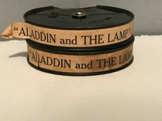 Aladdin And The Lamp Movie Film Pathex 9.  5mm Circa 1925 2 Reels 6.  6 Minutes