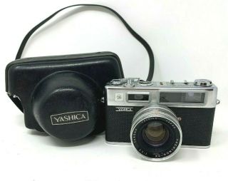 Yashica Electro 35 35mm Film Camera With Hard Case And Lens