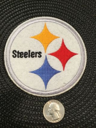 Pittsburgh Steelers Vintage Iron On Patch 4” X 4”