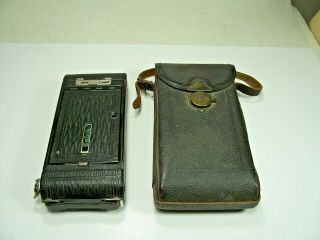 Eastman Kodak No.  1a Pocket Camera With Case
