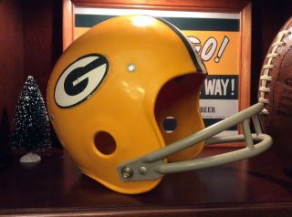 Vintage Rawlings Green Bay Packers Helmet,  Old School Throwback Look