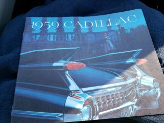 Vintage 1959 Cadillac Dealer Sales Brochure