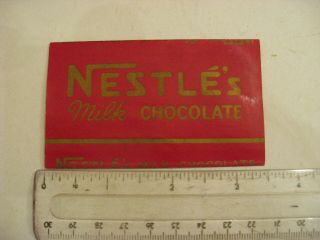 Nestles Vintage 1950s Dan Dare Era Space Chocolate Sweet Wrapper Eagle Comic Ex