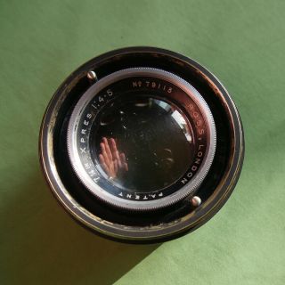 Rare Ross London Xpress Lens 7.  5 Inch 1 : 4.  5 Serial No.  79113