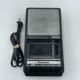 Panasonic Rq - 2102 Slimline Portable Cassette Tape Recorder Player Vintage
