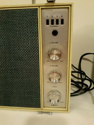 Rare Vintage Automatic Radio SEP - 9800 8 - Track Stereo Tape player portable - 3