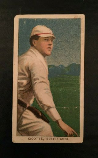 T206 1909 Sovereign 350 Subj,  Eddie Cicotte,  Boston Red Sox; 1919 " Black Sox "