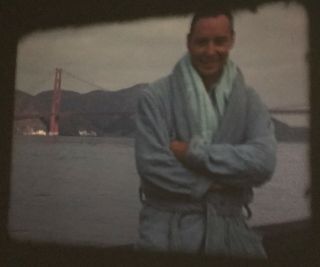 Orig 16mm 400 ' Film Color Home Movie 1961 San Francisco Bay Swimming Alcatraz 3