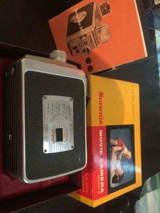 Neat Vintage Kodak Brownie Movie Camera Model 2 Runs