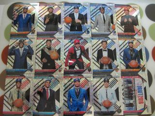 Luck Of The Lottery 2018 - 19 Prizm Fast Break Set 15 Luka Doncic Trae Young Ayton