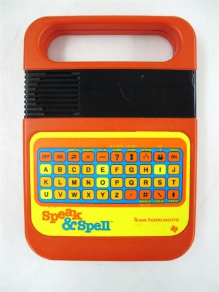 Vintage 1980 Speak & Spell Electronic Educational Toy Texas Instruments