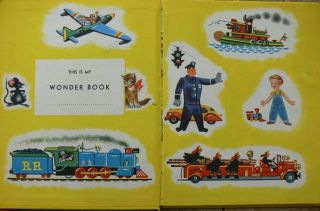 Vintage Wonder Book THE FIVE JOLLY BROTHERS by Tish Chaffee 44 pages 3
