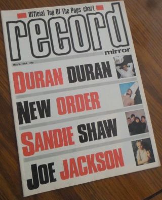 Vintage (official Top Of The Pops Chart) Record Mirror,  5/84