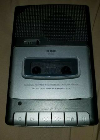 Rca Rp3503 - A Personal Portable Cassette Tape Recorder Player Great