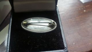 sterling silver vintage enamely brooch 3