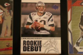 2005 Upper Deck Tom Brady Blue Foil Rookie Debut 7/15 Patriots