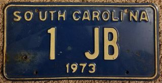 1973 South Carolina License Plate 73 Sc Low Number