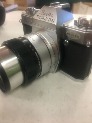 Vintage Beseler Topcon Unirex Camera W/ UV Topcor 1:4 F=100mm 2